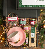 Prezenty indywidualne  zestawy z kubkiem i filiżanką praktyczny świąteczny dla niej pod choinkę, ciekawy prezenty dla mamy na swieta, box filiżanka i zestaw do kawy herbaty dla dziewczyny, bozonarodzeniowy prezent dla mamy1