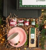 Prezenty indywidualne  zestawy z kubkiem i filiżanką praktyczny świąteczny dla niej pod choinkę, ciekawy prezenty dla mamy na swieta, box filiżanka i zestaw do kawy herbaty dla dziewczyny, bozonarodzeniowy prezent dla mamy1