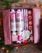 prezenty dla niej zestawy kosmetyczne  wyjątkowy pomysł na prezent dla babci na święta, zestaw kosmetyków do kąpieli2