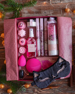 prezenty dla niej zestawy kosmetyczne  gadżet pomysł na święta dla koleżanki, zestaw kosmetyków do kąpieli2