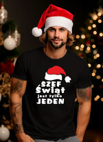 prezenty dla niego kubki termosy koszulki Kreatywny pomysl na prezent dla niego pod choinkę koszulka Tshirt z napisem świątecznym, prezent na święta dla meżczyzny koszulka i termos, kreatywny prezent dla chłopaka śmieszna koszulka w boxie 1