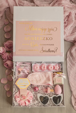 Prezenty dla świadków boxy prezentowe dla Świadkowej, prośba o świadkowanie  box czy zostaniesz moją świadkową pomysł na prezent dla świadkowej, zestaw beauty dla świadkowej, box prezentowy dla świadkowej i druhny, zestaw do kąpieli0