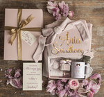 Prezenty dla świadków boxy prezentowe dla Świadkowej, prośba o świadkowanie  Welurowy Szlafrok dla Świadkowej Prośba o świadkowanie zestaw Kubek z Kosmetykami1