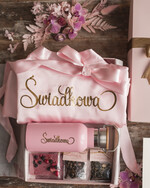 Prezenty dla świadków boxy prezentowy dla Świadkowej, prośba o świadkowanie  Szlafrok dla Świadkowej ze złotym Napisem - Prośba o Świadkowanie TermoKubek Termos Kanka2