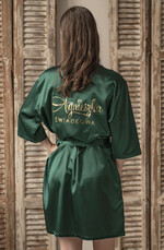 Prezenty dla świadków boxy prezentowy dla Świadkowej, prośba o świadkowanie  czy zostaniesz moją świadkową pomysł na prezent dla świadkowej, Box prezentowy dla świadkowej z zielonym szlafrokiem, zestaw prezentowy dla druhny9