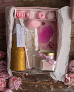 Prezenty dla świadków boxy prezentowe dla Świadkowej, prośba o świadkowanie   Zestaw Kosmetyków Czy zostaniesz moją Świadkową?- Szampanek Złoty Brokatowy I Szampanówka Grawerowana Prośba o Świadkowanie 1