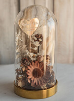 Prezenty dla Babci i Dziadka Prezenty dla Babci prezent na dzień babci kompozycja kwiatowa, kwiaty w szklanej kopule, pomysł na prezent dla babci, Szklana kopuła dekoracja suszone kwiaty, Suszone Kwiaty W Szkle0