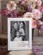 Prezenty dla Babci i Dziadka Prezenty dla Babci Pomysłowy Prezent  na Dzień Babci, Ramka z Waszym zdjęciem Złote życzenia  Dla Babci 1