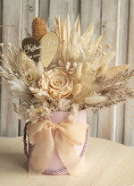 Prezenty dla Babci i Dziadka Prezenty dla Babci pomysł na prezent na dzień babci flowerbox z suszonych kwiatów, prezent urodzinowy dla babci, podziękowanie dla babci, podziękowanie dla dziadków na weselu1