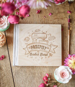 Prezenty dla Babci i Dziadka Prezenty dla Babci Prezent Dla Babci Przepisnik Kuchenny drewniany z grawerem 0