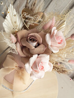 Prezenty dla Babci i Dziadka Prezenty dla Babci kompozycja z suszonych kwiatów prezent na dzień babci flowerbox z suszonych kwiatów, prezent urodzinowy dla babci, podziękowanie dla babci0