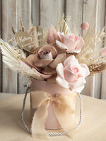 Prezenty dla Babci i Dziadka Prezenty dla Babci kompozycja z suszonych kwiatów prezent na dzień babci flowerbox z suszonych kwiatów, prezent urodzinowy dla babci, podziękowanie dla babci4