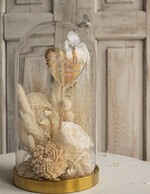 Prezenty dla Babci i Dziadka Prezenty dla Babci flowerbox, pomysł na prezent prezent dla babci kwiaty w kopule kompozycja z kwiatów suszonych wieczne roze,  prezent dla babci bukiet z suszonych kwiatów12