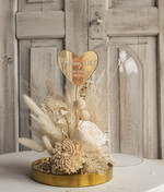 Prezenty dla Babci i Dziadka Prezenty dla Babci flowerbox, pomysł na prezent prezent dla babci kwiaty w kopule kompozycja z kwiatów suszonych wieczne roze,  prezent dla babci bukiet z suszonych kwiatów5