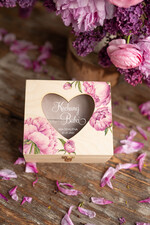 Prezenty dla Babci i Dziadka Prezenty dla Babci Prezent na Dzień Babci Romantyczne Drewniane pudełeczko na biżuterię z dedykacją 0