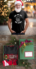 Prezenty dla Babci i Dziadka Prezenty dla Dziadka Pomysł na Prezent dla dziadka na świeta zestaw prezentowy, śmieszna koszulka dla dziadka pod choinkę, grawerowany kufel dla dziadka, kreatywne prezenty dla dziadków - box ze skarpetkami świątecznymi0