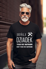 Prezenty dla Babci i Dziadka Prezenty dla Dziadka prezent dla dziadka czarna koszulka z nadrukiem, koszulka z napisami dla dziadka, pomysł na prezent dla dziadka, prezenty z okazji dnia dziadka, koszulki dla dziadka0