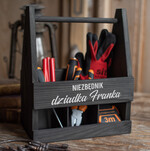 Prezenty dla Babci i Dziadka Prezenty dla Dziadka Prezent na dzień Dziadka Grawerowana skrzyneczka na narzedzia0