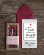 Prezenty dla Babci i Dziadka Prezenty dla Dziadka Super  prezent dla Dziadka  Magnes Kartka i Czekolada na Dzień Babci i Dziadka0