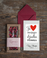 Prezenty dla Babci i Dziadka Prezenty dla Dziadka Super  prezent dla Dziadka  Magnes Kartka i Czekolada na Dzień Babci i Dziadka0