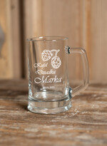 Prezenty dla Babci i Dziadka Prezenty dla Dziadka Prezent na dzień Dziadka grawerowany kufel do piwa  w Skrzynce Zyczenia dla dziadka w środku2