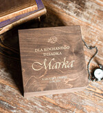 Prezenty dla Babci i Dziadka Prezenty dla Dziadka Prezent na dzień Dziadka grawerowany kufel do piwa  w Skrzynce Zyczenia dla dziadka w środku3