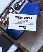 Prezenty dla Babci i Dziadka Prezenty dla Dziadka prezent z okazji dnia Dziadka krawat w eleganckim pudełeczku 1