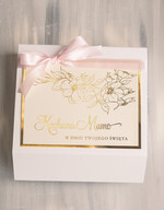 Prezenty dla Mamy zestawy w welurowych i ozdobnych pudełkach  pomysł na prezent dla mamy, pudełko z życzeniami dla Mamy, box prezentowy ze szlafrokiem z okazji Dnia Mamy szlafrok dla mamy10