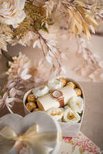 Prezenty dla Mamy zestawy w welurowych i ozdobnych pudełkach  zegarek dla Mamy, prezent z okazji dnia Mamy zegarek w ozdobnym pudełku, pudełko prezentowe dla mamy 14