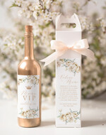 Prezenty dla Mamy zestawy w welurowych i ozdobnych pudełkach  pomysł na prezent dla Mamy na urodziny, Opakowanie i nalepka na wino - życzenia na dzien mamy 0