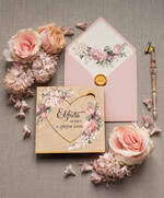 Prezenty dla Mamy kartki i magnesy na lodówkę z życzeniami  prezent dla mamusi drewniana pamiątka z okazji dnia Mamy , piękna Kartka Serce na Dzień Mamy 0