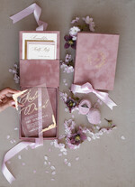 Zaproszenia dla Rodziców  zaproszenia dla Rodziców  zaproszenia dla Rodiców w welurowym pudełku, zaproszenie dla Rodziców na wesele, eleganckie zaproszenia dla Rodzicow 1