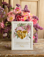 Prezenty dla Mamy ramki, puzzle, ramki na zdjęcia  pomysł na prezent dla mamy, złote serce z dedykacją na dzień matki, ramka z życzeniami z okazji dnia matki0