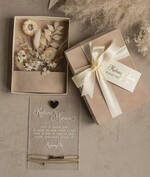 Prezenty dla Mamy biżuteria, pudełka, szkatułki na biżuterie  welurowe pudełko z kwiatami i życzeniami dla Mamy, flower box, prezent dla Mamy, pudełko z kwiatami dla Mamy, pomysł na prezent na dzień Mamy1