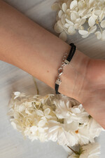 Prezenty dla Mamy biżuteria, pudełka, szkatułki na biżuterie   Co dać Mamie w prezencie na urodziny, Fajne pomysły na prezent dla Mamy, bransoletka dla Mamy z niezapominajką, bransoletka na Dzień Mamy 4