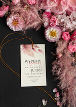 Zawieszki na butelki Minimalistyczne etykieta na wódkę weselną złote napisy zawieszki na butelki z waszą treścią, zawieszka na butelkę, zawieszka na butelkę z trawą pampasową 0