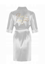 Prezenty dla Mamy Gadżety, Bluzy, Koszulki pomysł na prezent z okazji dnia Matki satynowa podomka Mama najlepsza na świecie    0