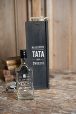 Prezenty dla Taty dzien ojca zestawy dla Taty z okazji dnia taty skrzyneczka z ozdobną butelką 0