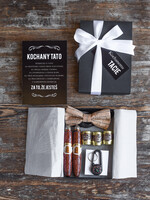 Prezenty dla Taty dzien ojca zestawy dla Taty prezent z okazji dnia Ojca mucha korkowa w zestawie ze słodkościami 0