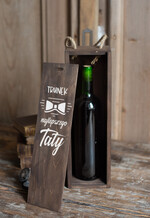 Prezenty dla Taty dzien ojca zestawy dla Taty prezent dla Taty na urodziny prezent z okazji dnia taty skrzynka na butelkę 1