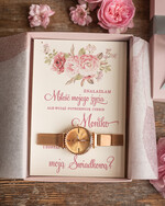 Prezenty dla świadków bransoletki i biżuteria dla świadkowej   czy zostaniesz moją świadkową prośba o świadkowanie zegarek pudełeczku  1