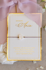 Prezenty dla świadków bransoletki i biżuteria dla świadkowej  Podziękowanie prezent dla świadkowej bransoletka z serduszkiem- Bransoletka szczęścia 3