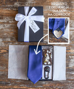 Zaproszenia dla Rodziców  Tato czy poprowadzisz mnie do ołtarza  Tato czy poprowadzisz mnie do ołtarza - Zaproszenie Ślubne dla Rodziców - Granatowy  Krawat dla Taty z dedykacją0