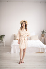 Szlafroki Ślubne z Napisami Szlafrok dla Świadkowej / Druhny / Mamy Czy zostaniesz moją świadkową szlafrok. Prezent dla Świadkowej Satynowy Szlafrok  z Napisem Najlepsza Świadkowa Prośba o świadkowanie 4