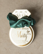 wieczór Panieński podziękowania za wieczór panieński satynowa gumka do włosów prezent na wieczór panieński, Scrunchies podziękowania za wieczór panieński, upominek dla przyjaciółek na wieczorze panieńskim 0