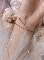 wieczór Panieński podziękowania za wieczór panieński podziękowanie za wieczór panieński- bransoletka z serduszkiem z masy perłowej Bransoletki dla Twojego Team Bride2