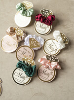 wieczór Panieński podziękowania za wieczór panieński gumka do włosów prezent na wieczór panieński, Scrunchies podziękowania za wieczór panieński, upominek dla przyjaciółek na wieczorze panieńskim 3