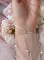 wieczór Panieński podziękowania za wieczór panieński podziękowanie za wieczór panieński- bransoletka z serduszkiem z masy perłowej Bransoletki dla Twojego Team Bride4