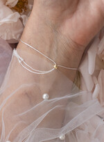 wieczór Panieński podziękowania za wieczór panieński podziękowanie za wieczór panieński- bransoletka z serduszkiem z masy perłowej Bransoletki dla Twojego Team Bride2