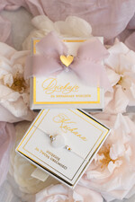 wieczór Panieński podziękowania za wieczór panieński podziękowanie za wieczór panieński- bransoletka z serduszkiem z masy perłowej Bransoletki dla Twojego Team Bride0